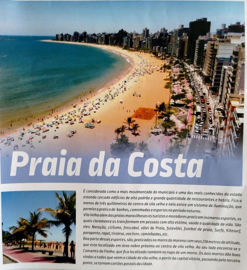 Flat Pasárgada 812, Free Bikes, pé na praia Vila Velha  Exterior foto